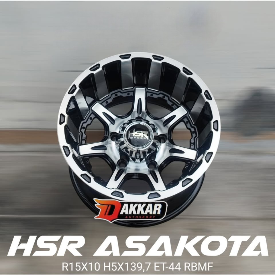 velg mobil offroad ring 15 hsr asakota lebar 10 for taft jimny feroza
