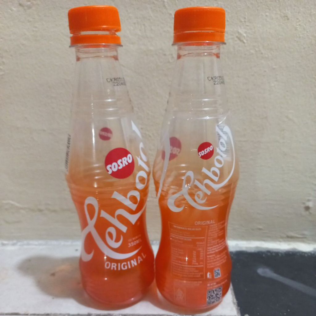 Botol bekas teh botol sosro ukuran 350 ml