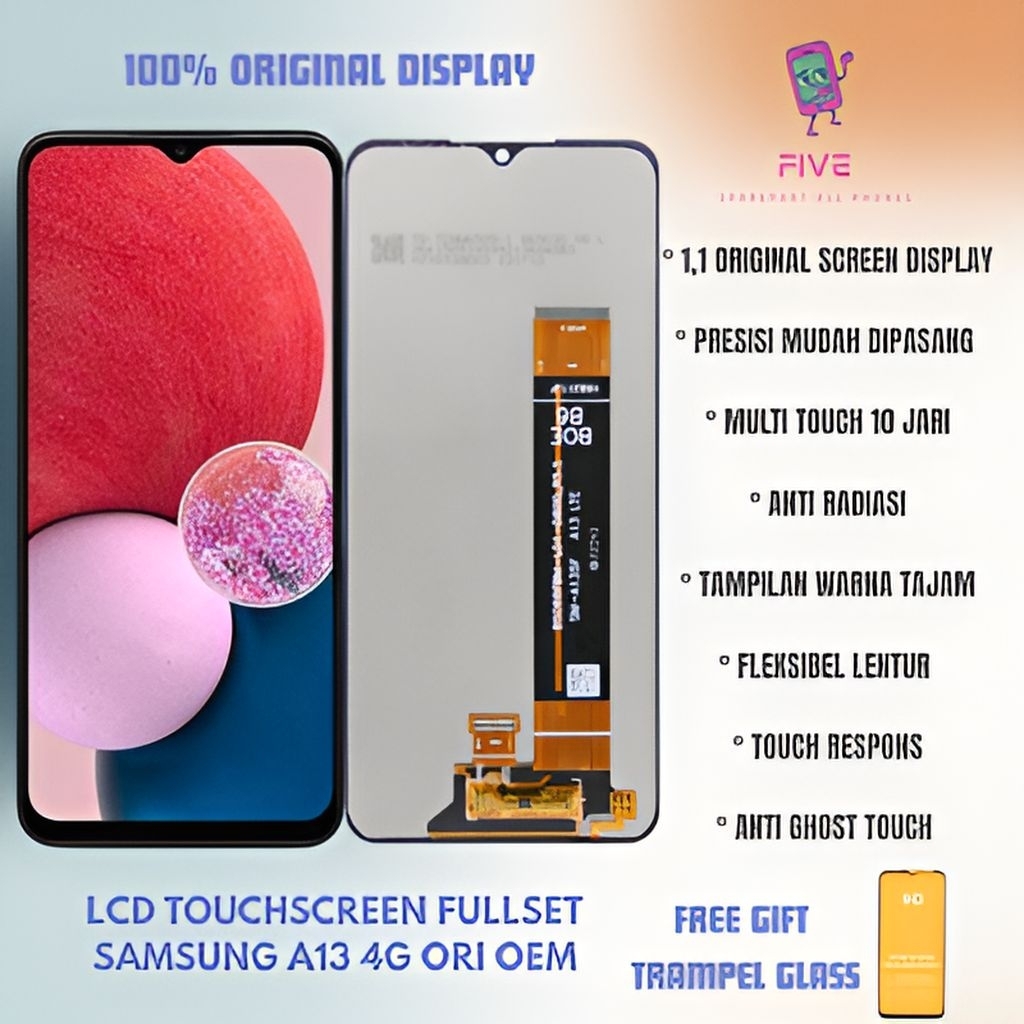 LCD TOUCHSCREEN FULLSET SAMSUNG A13 4G ORI OEM