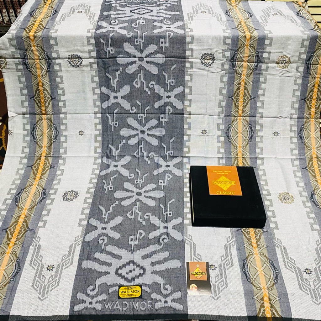 Sarung Wadimor songket primer Jacquard Classic / Sarung Tenun Timbul songket