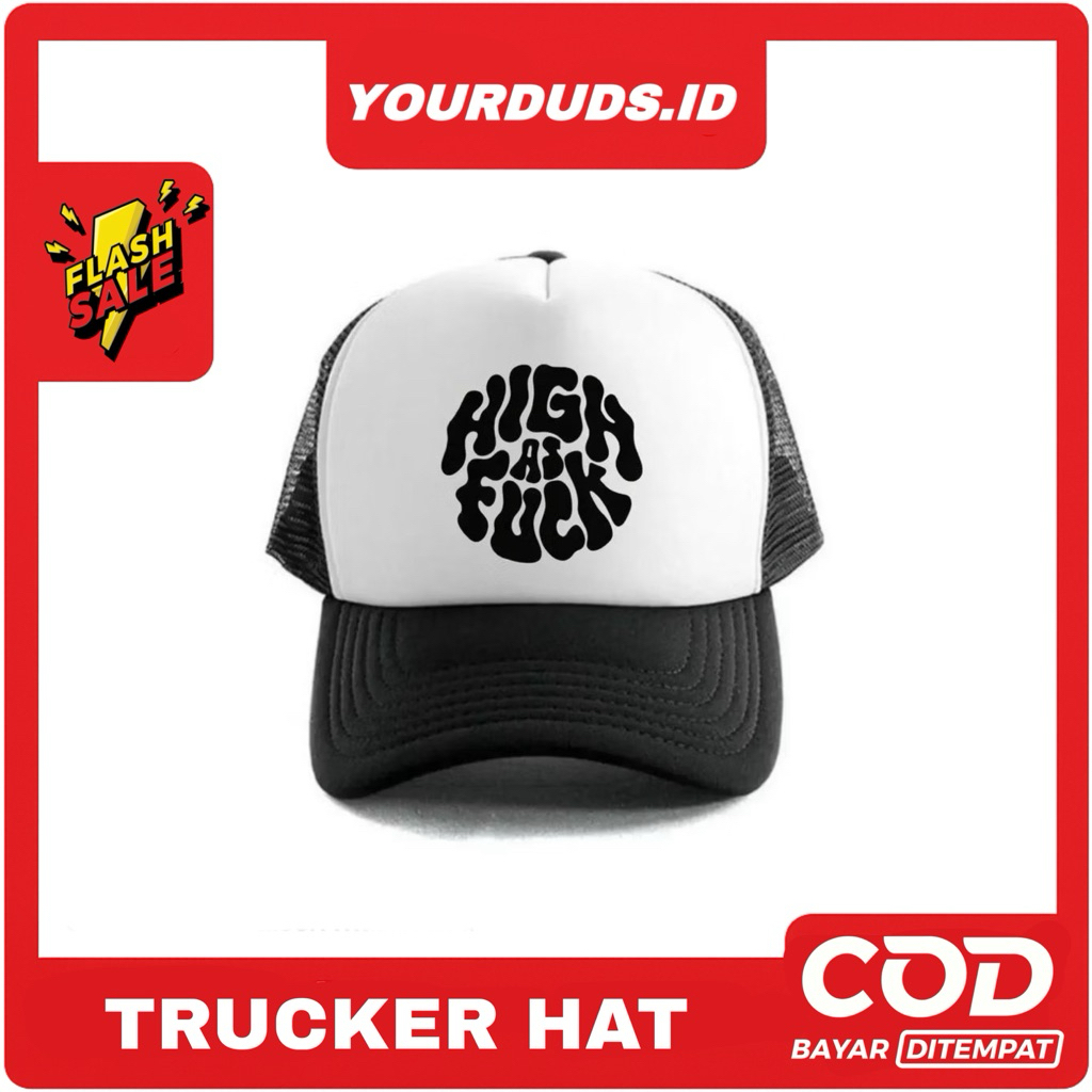 Topi Trucker TOPI JARING HIGH AS PREMIUM Aksesoris Fashion Anak Muda hat