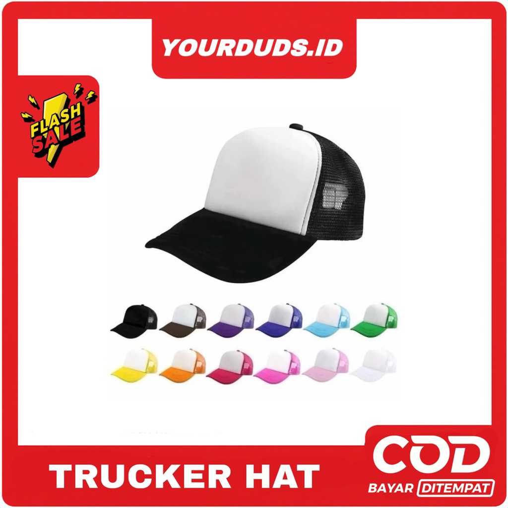 Topi Trucker Polos Mafia - Aksesoris Fashion Anak Muda hat