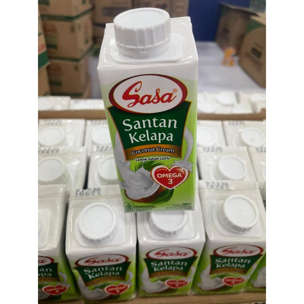 Sasa Santan Kelapa Sasa Santan Coconut Cream 200 ml Sasa Santan Cair 200ml SASA SANTAN KELAPA 200 ML