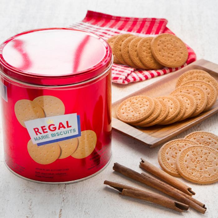 Marie Regal Kaleng 550gr Biskuit 550 gram REGAL MARIE KALENG 550 GRAM CEMILAN BISKUIT TINGGI PROTEIN
