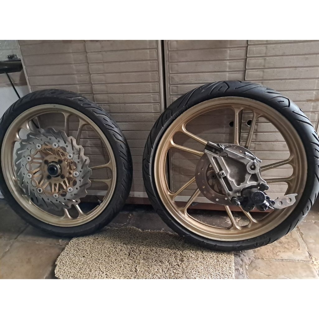 Velg honda cs 1 cs one cs1 bisa di supra x 125 dobel disc piringan pelek racing palang original ori 