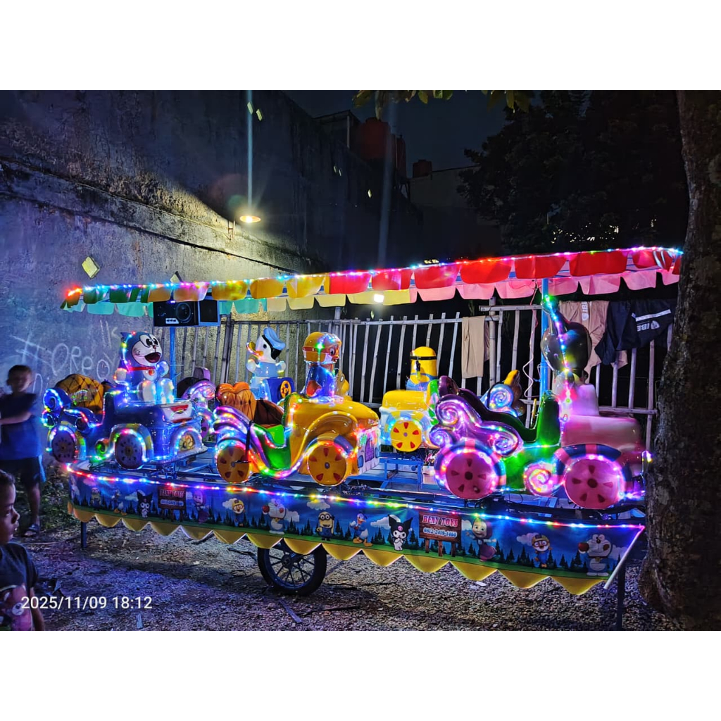 odong odong kereta panggung mobil karakter