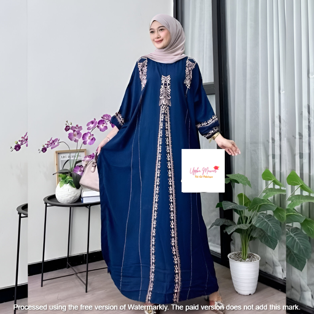 Kaftan ARA Super Jumbo Rayon Busui Kaftan Batik Lengan Panjang Kaftan Wanita Jumbo Daster Kaftan