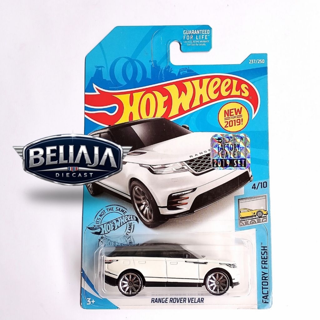HOT WHEELS RANGE ROVER VELAR WHITE EXCLUSIVE RECOLOR KMART FACTORY SEALED