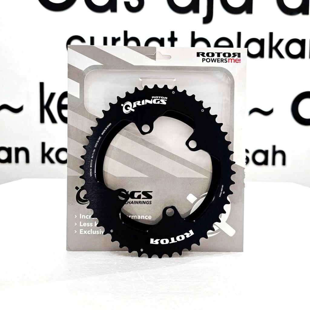 Outer Chainring Oval ROTOR Qrings BCD110X4 11 & 12 Speed Shimano