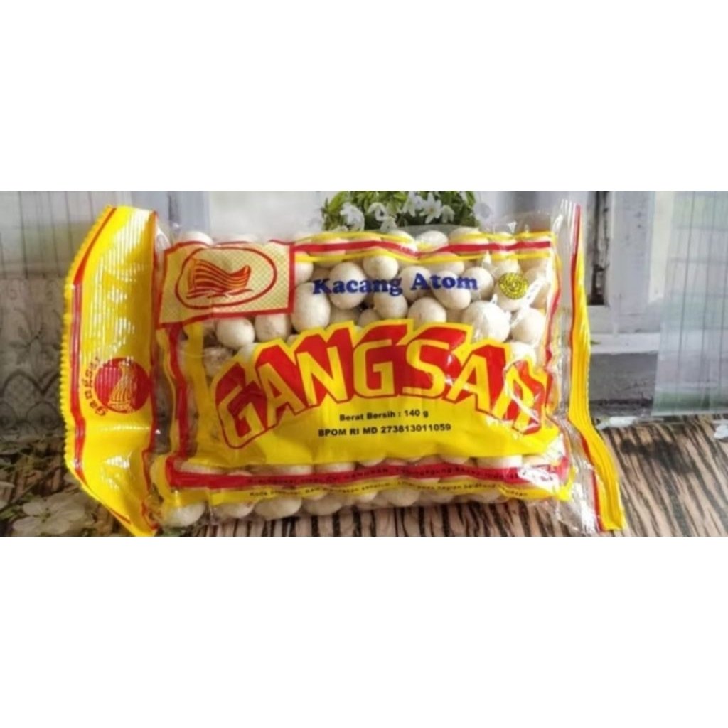 Gangsar 140gr kacang atom gangsar