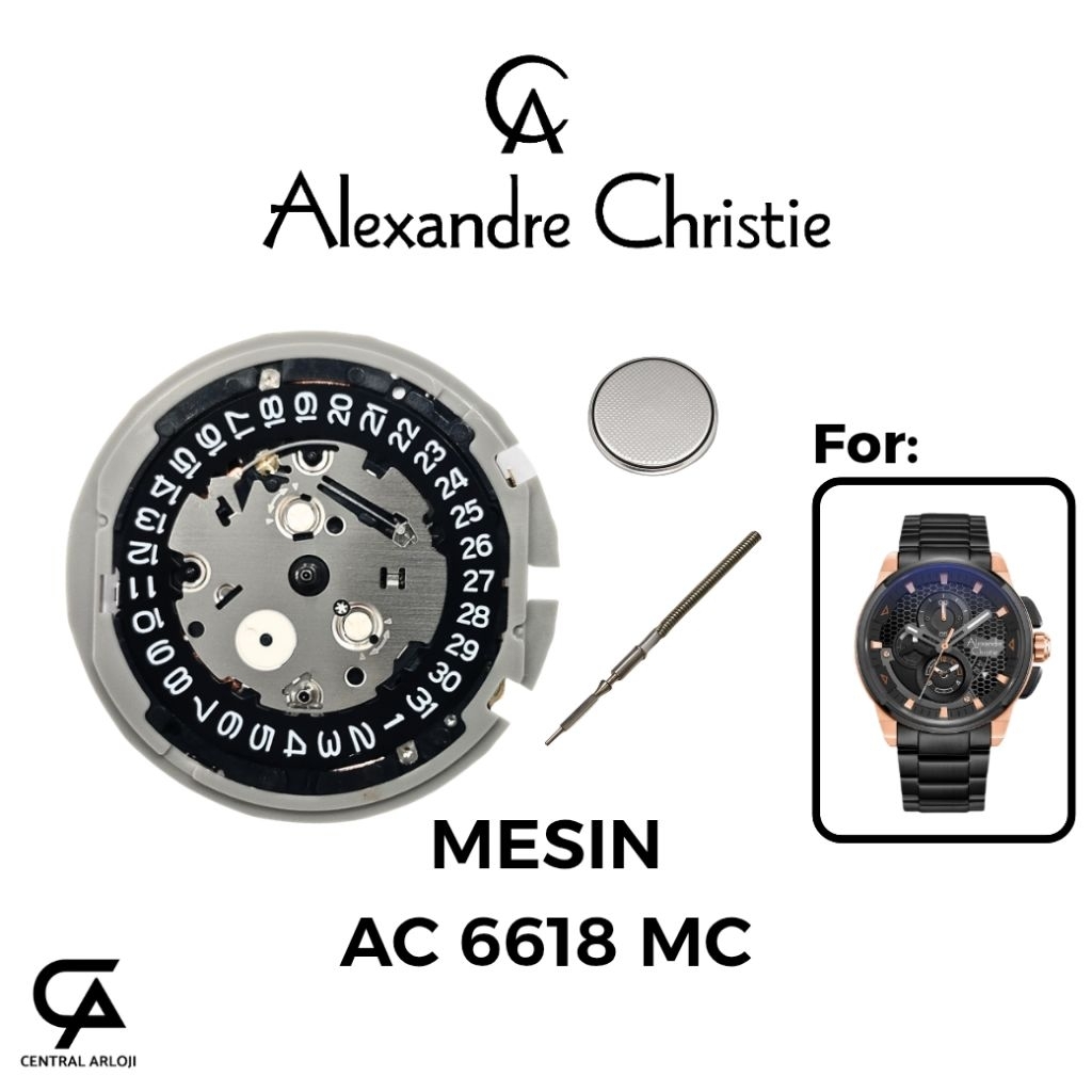 Mesin Original Alexandre Christie AC 6618 MC
