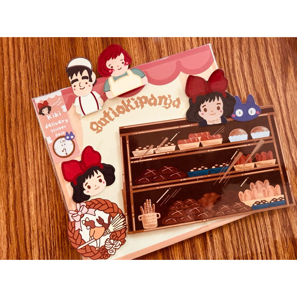 Unofficial Kiki Delivery Service Merch Sticker Standee Artprint Studio Ghibli