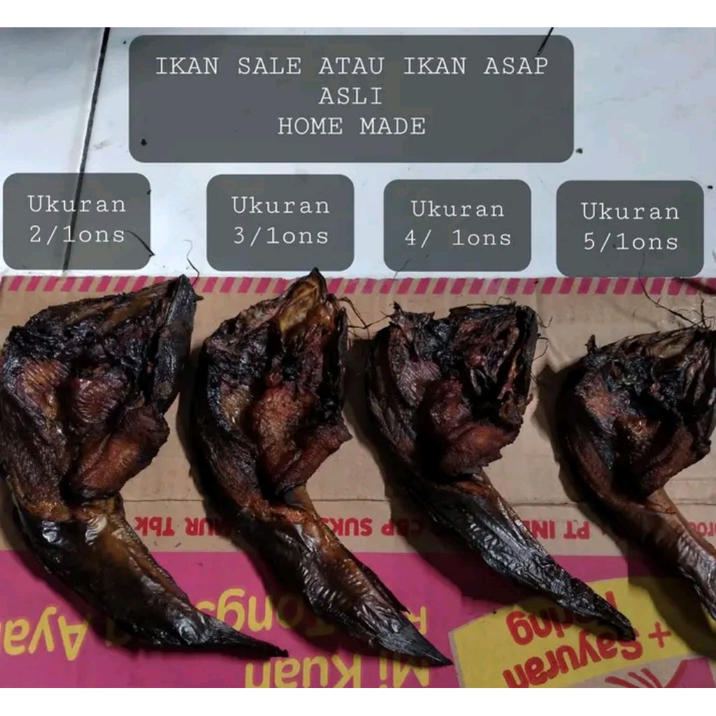 ikan asap lele atau ikan sale lele
