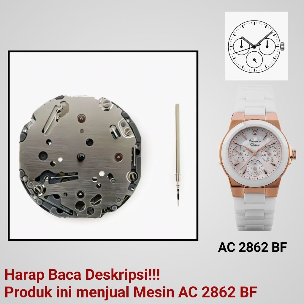 Mesin Alexandre Christie AC 2862 BF