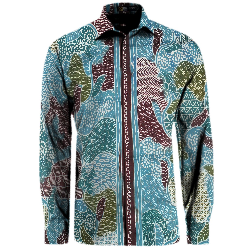 Kemeja Batik Tulis Madura Hem Batik Pria Lengan Panjang  FP782