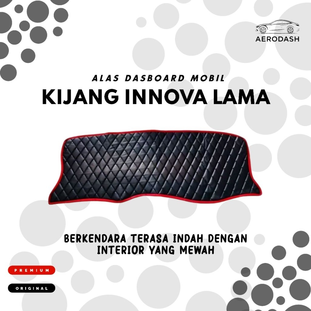 Alas / Cover Dashboard Toyota Kijang Innova Lama Kulit Sintetis