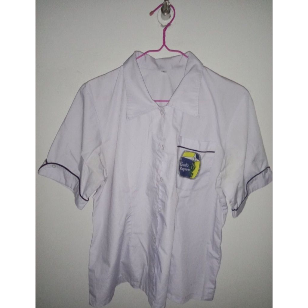 Preloved seragam putih smpk Santa agnes