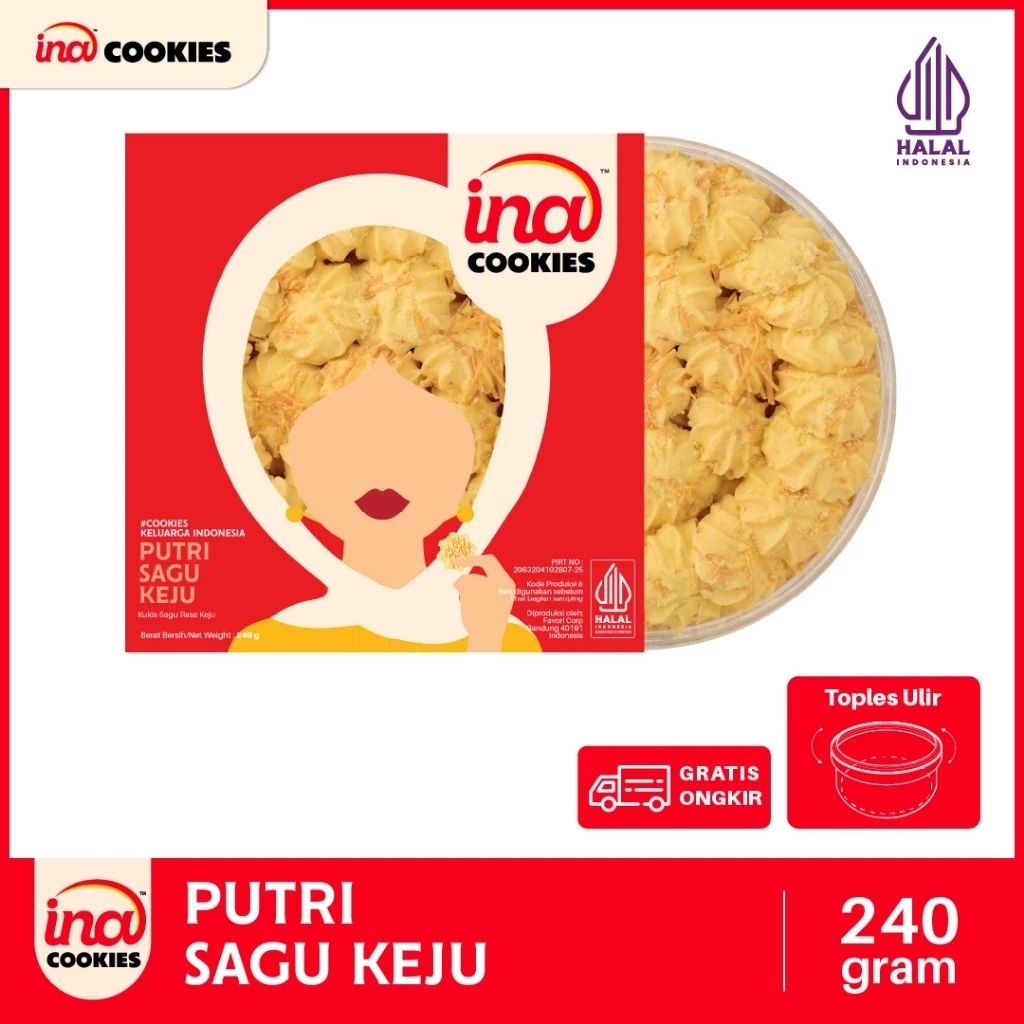 Sagu Keju Kue Kering Premium Ina Cookies Jakarta Bekasi Depok Ready