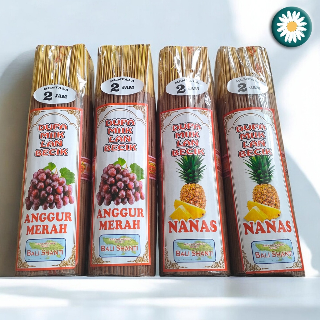 Dupa/Incense/Hio Bali Shanti Cap Becik Anggur Merah/Nanas Aromaterapi Aroma Buah