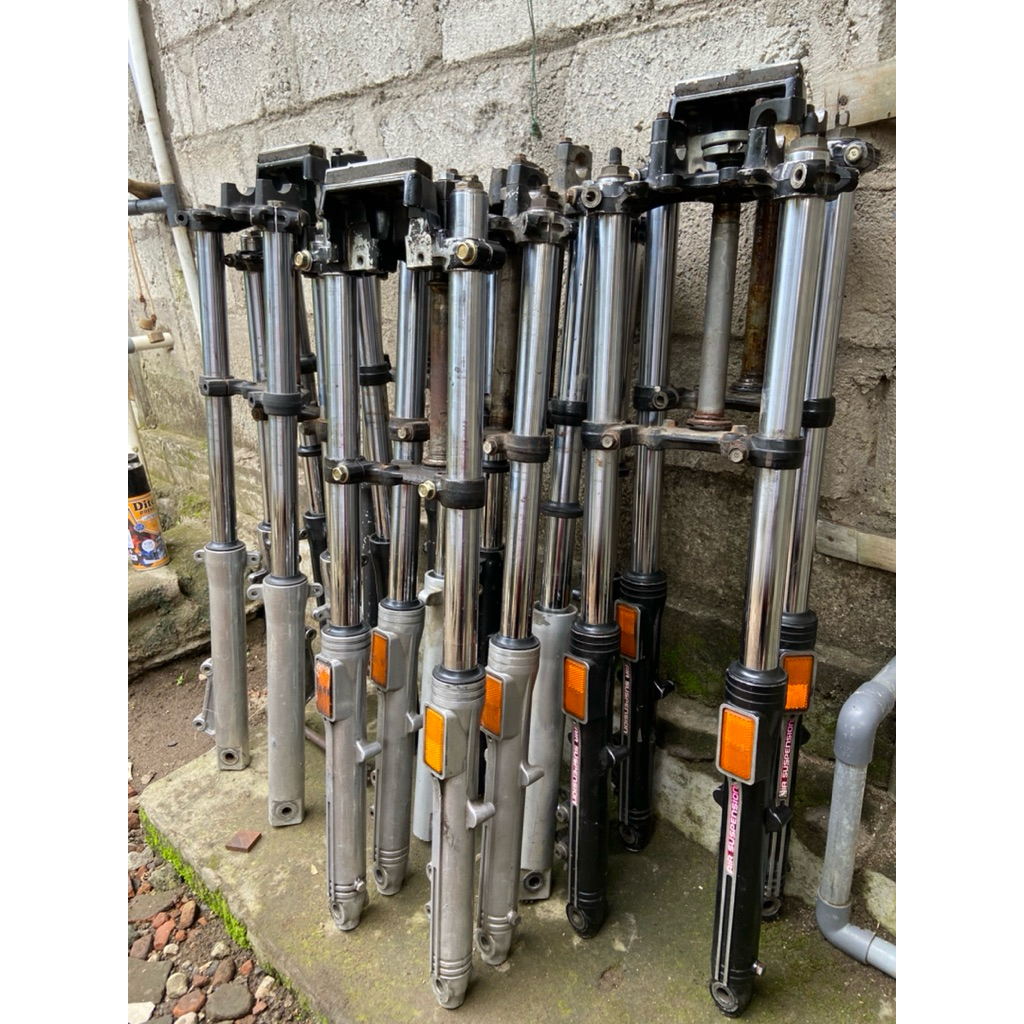 skok depan ori copotan MEGAPRO TIGER GL MAX CBR VIXION