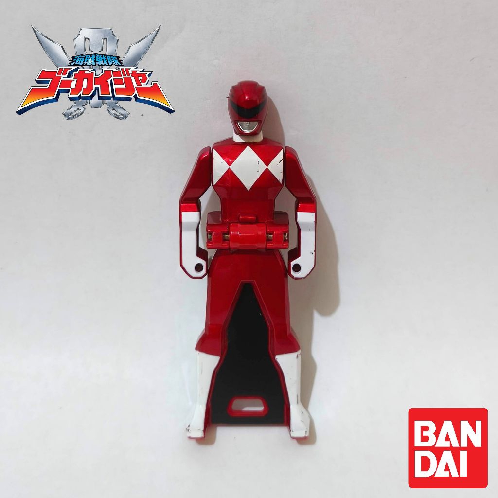 Gokaiger Ranger Key Red Jurenja Metallic Version Loose Super Sentai Power Ranger