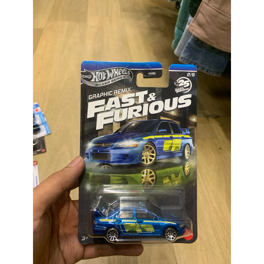 hot wheels lancer evo fast and furious graphic remix