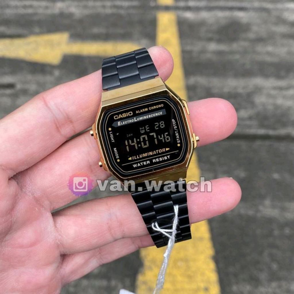 Casio A 168WEGB-1B / A168WEGB-1B Second Original