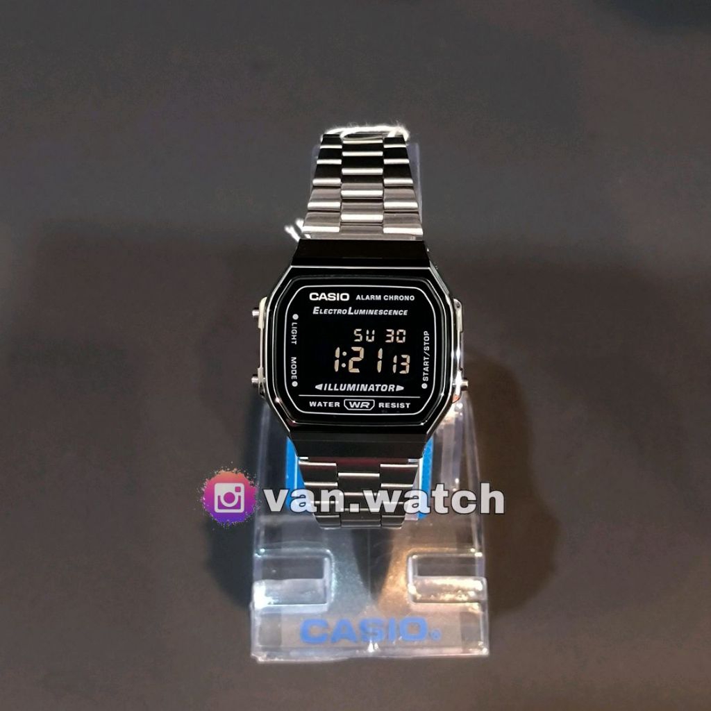 Casio Vintage Model A168WGG-1B / A 168WGG-1B Original