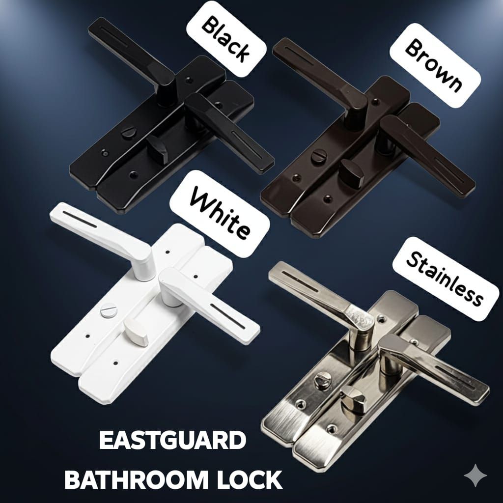 Uddjaya_  Kunci Pintu Kamar Mandi - Kunci Pintu Wc - Handel Set Kunci Kamar Mandi - Kunci Pintu