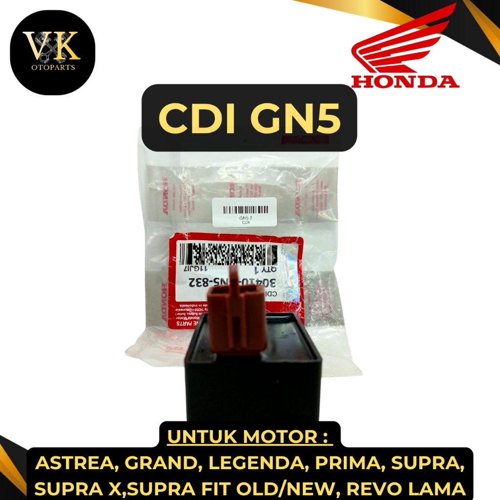 CDI GN5 ORIGINAL HONDA ASLI AHM Grand/Astrea/Legenda/Supra X 100 BERKUALITAS ASLI 100% ORIGINAL