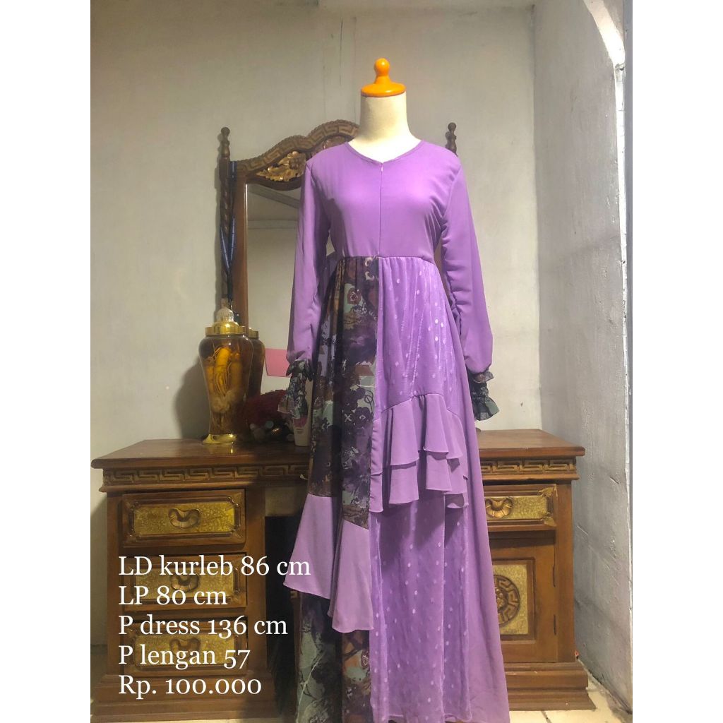 Gamis syari ceruty pl