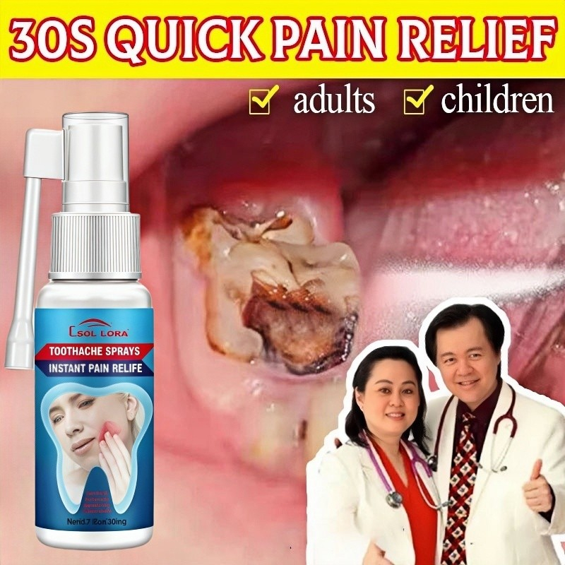 Semprotan Pereda Nyeri Gigi Herbal - 30ml, Perawatan Mulut, Pereda Nyeri Cepat