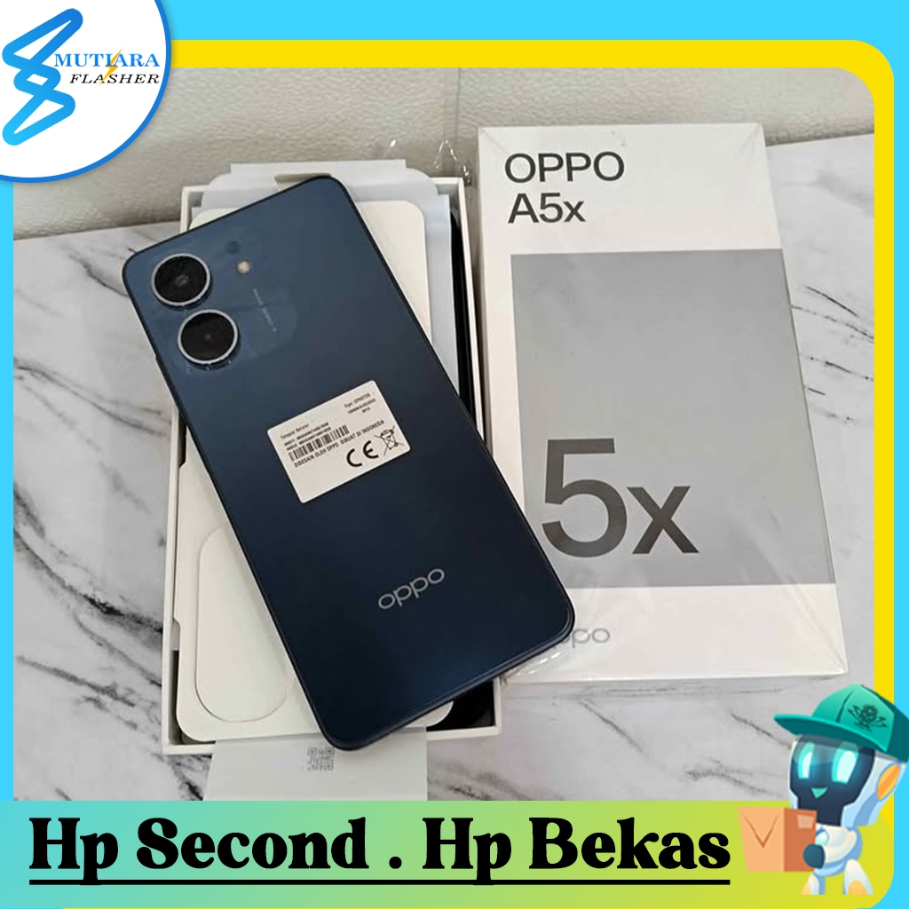 Oppo A5x Ram 4/128GB | Ram 6/128GB Second Original