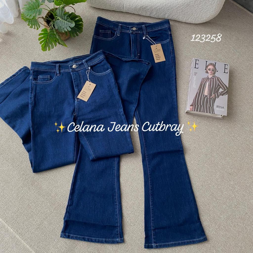 CELANA JEANS CUTBRAY SNOW BLUE 123258