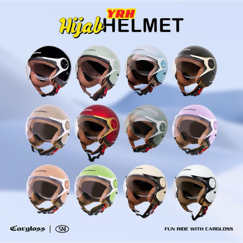 HELM CARGLOSS YRH | CARGLOSS YRH | CARGLOSS HIJAB | HELM CARGLOS HIJAB