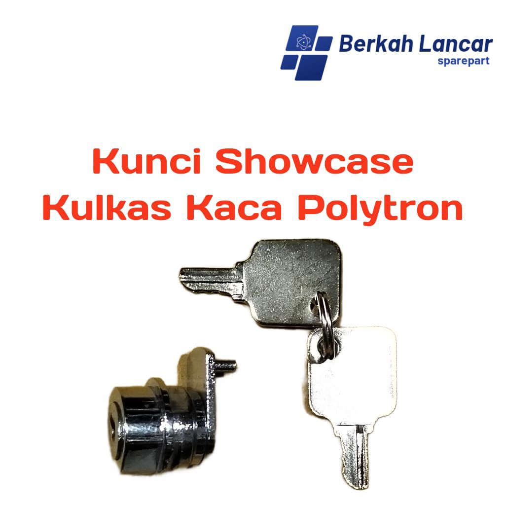 kunci showcase kulkas kaca polytron