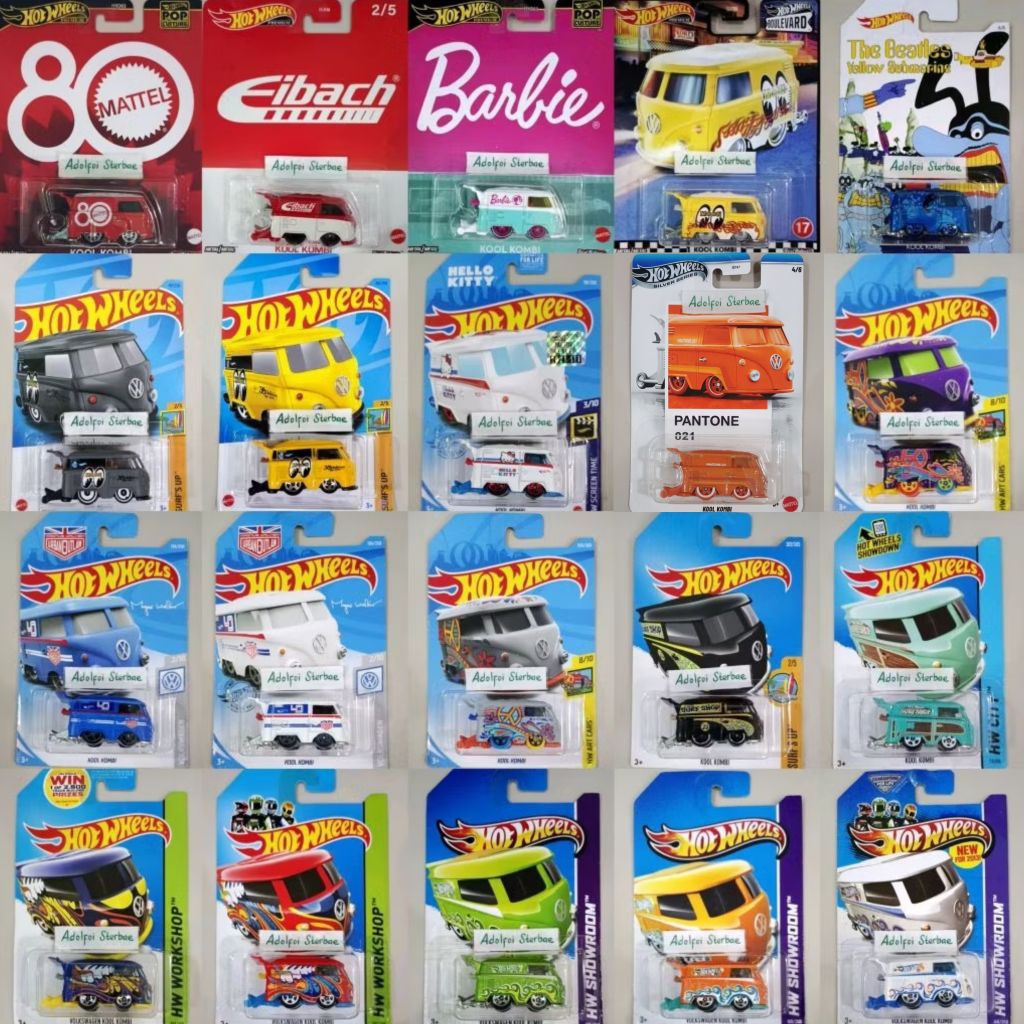 hot wheels vw volkswagen kool kombi th reg thr factory sealed urban outlaw meyer walker hello kitty 