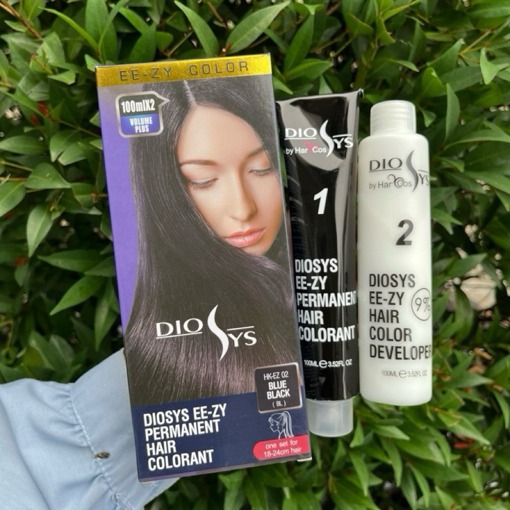 Diosys Cat Rambut Warna Blue Black 100 ml