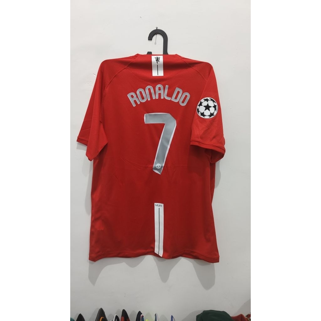 jersey retro MU 2008 Ronaldo size XL