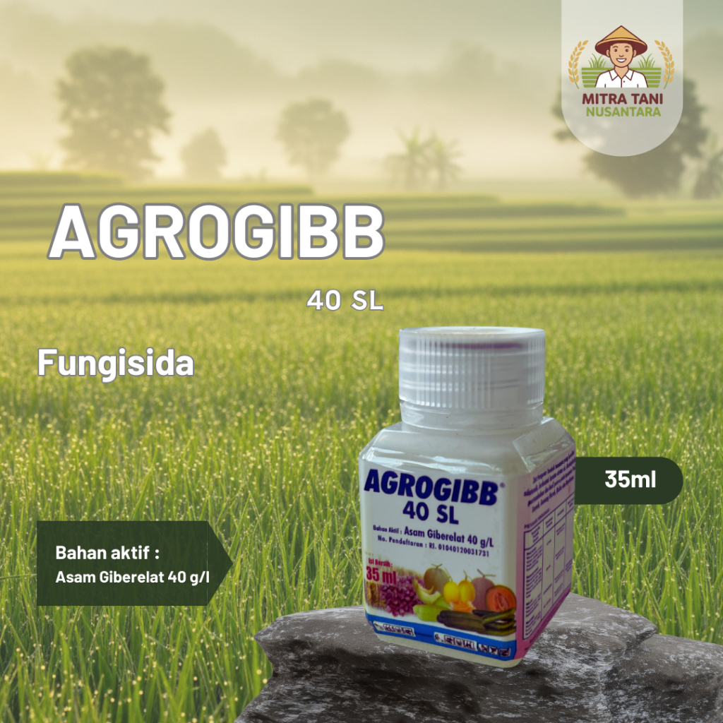 Zat Pengatur Tumbuh Agrogibb 40 SL 35ml / ZPT Agrogibb 40 Sl Original