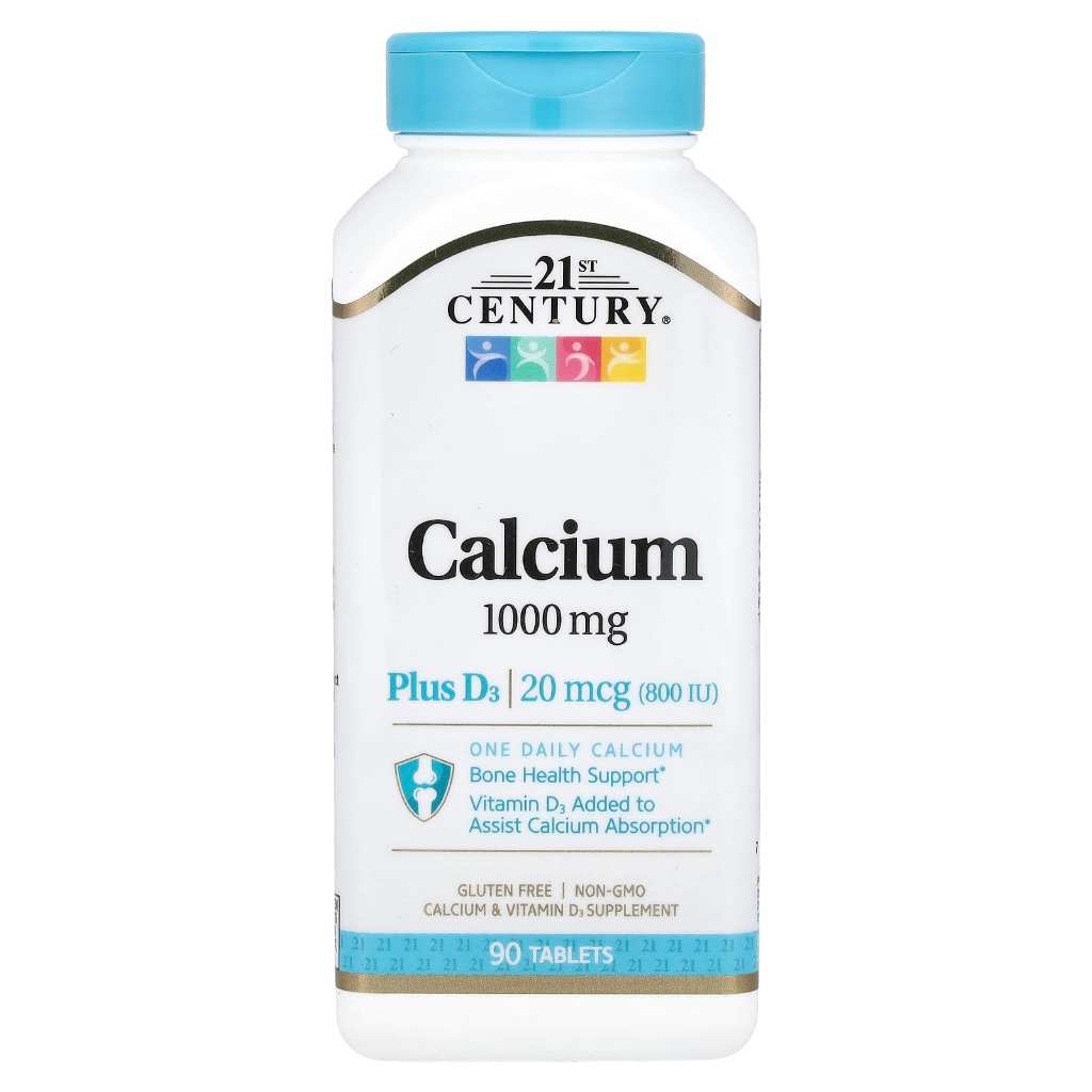 21st Century Calcium Plus D3 90 Tablets