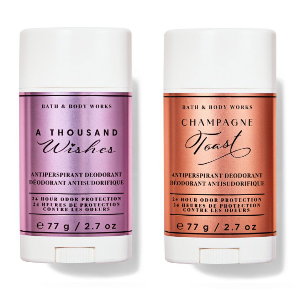 BBW DEODORANT - A THOUSAND WISHES, CHAMPAGNE TOAST