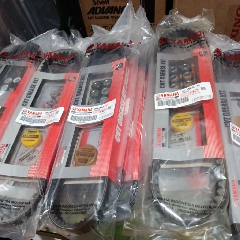 VANBELT V-BELT KIT NMAX MIO J MIO M3 XEON FAZZIO ORIGINAL ASLI YAMAHA YGP