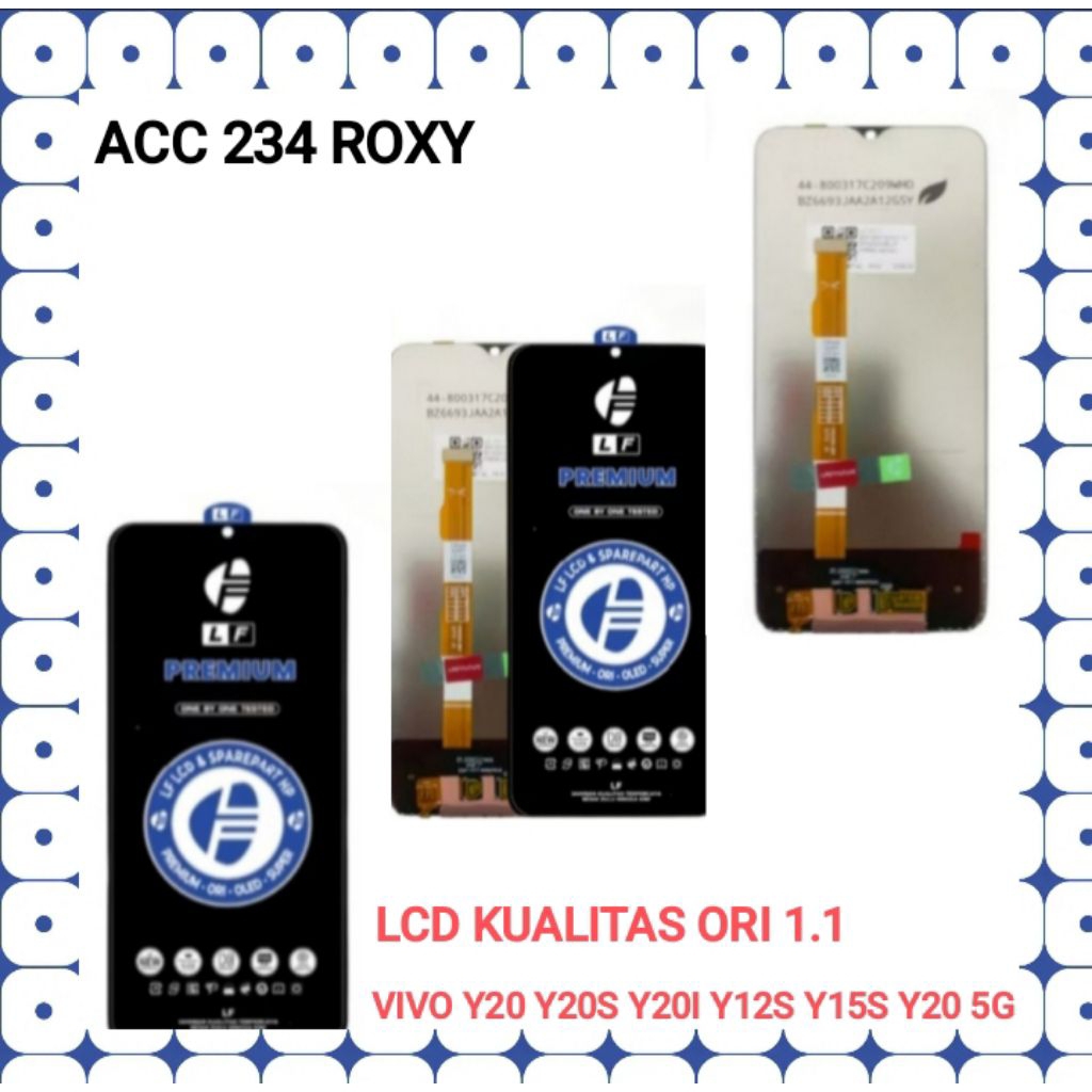 LCD VIVO Y20 Y20S Y20I Y12S Y15S Y20 5G FULLSET TOUCHSCREEN