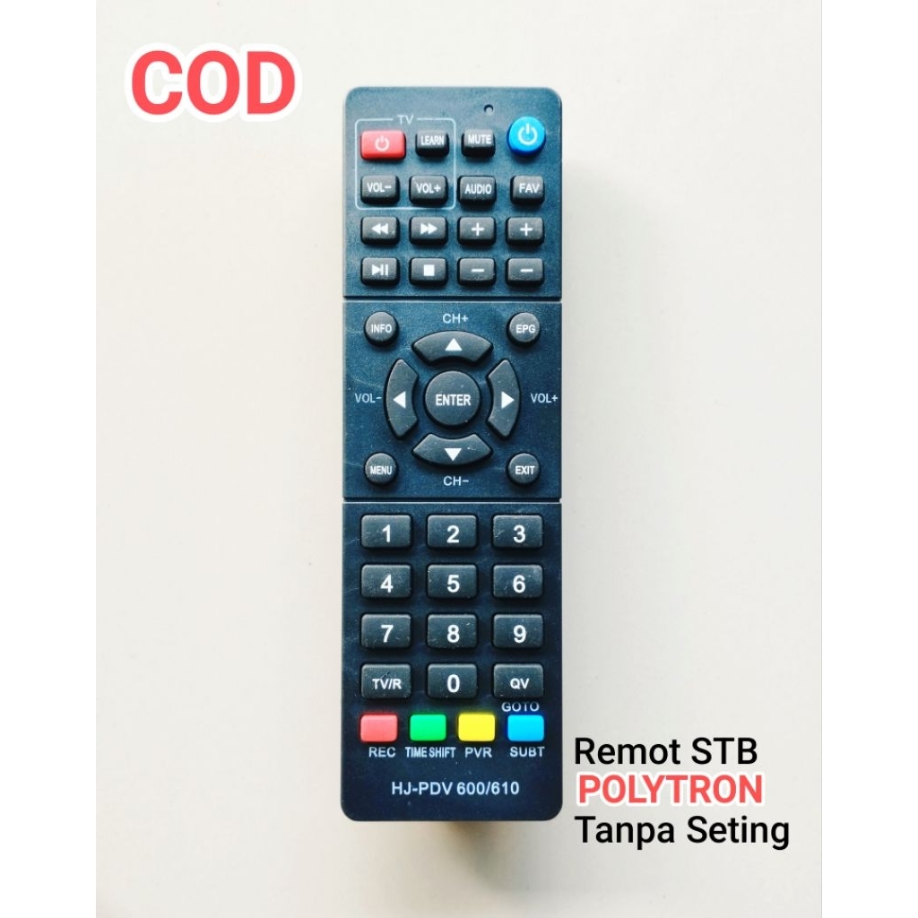 REMOT STB POLYTRON SEGALA JENIS STB POLYTRON LANGSUNG PAKAI