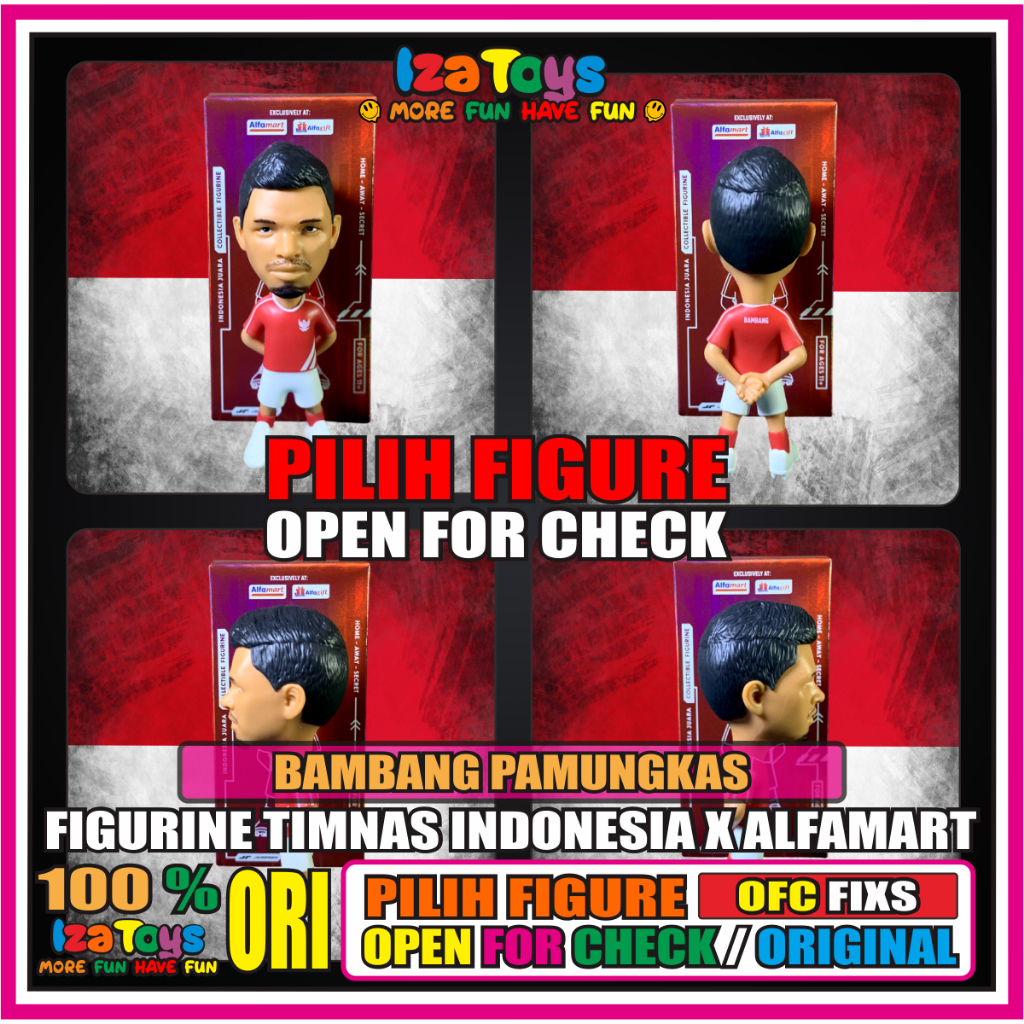 Bambang Pamungkas Action Figure Timnas Indonesia Juara X Alfagift Limited Edition Version