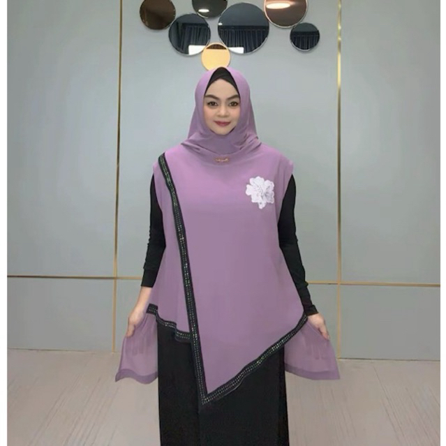 JILBAB TUNIK QUEENZA| HIJAB INSTAN | JILBAB INSTAN | HIJAB TUNIK| PESTA