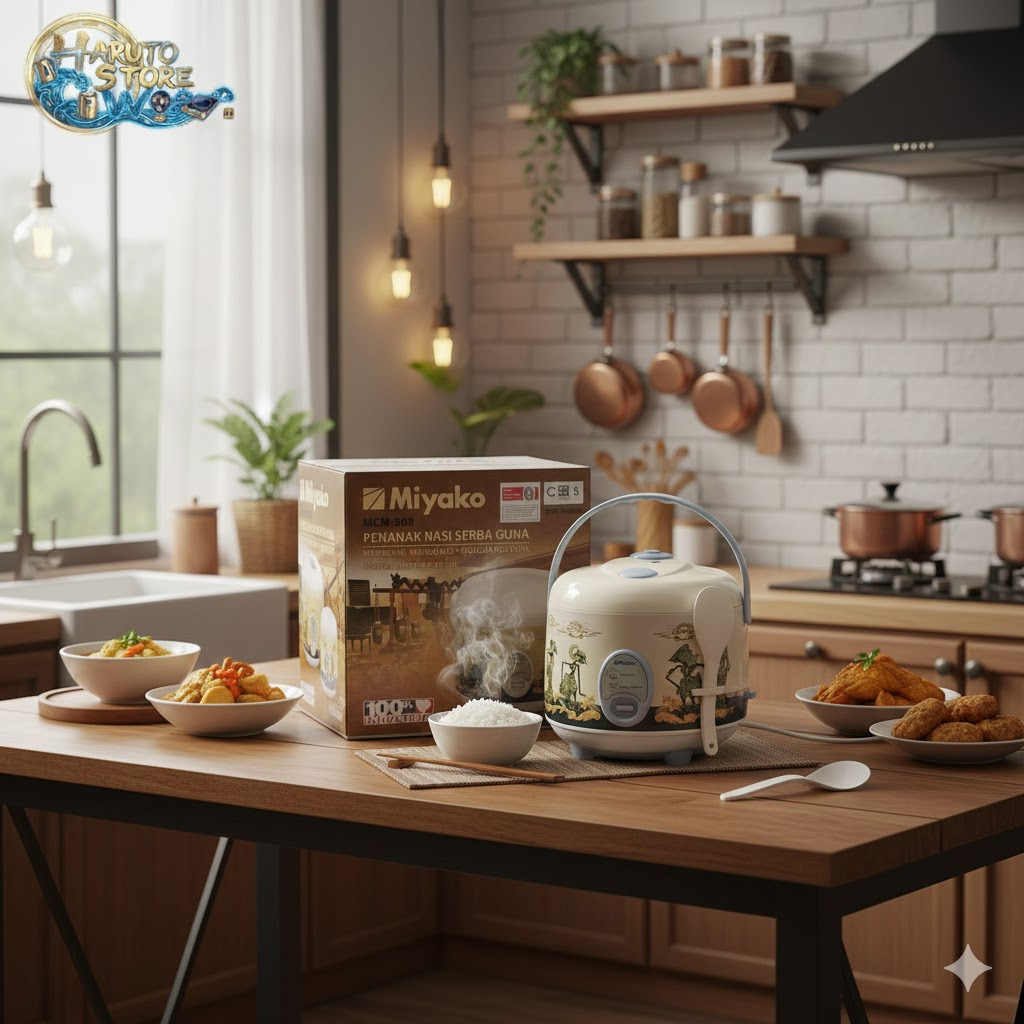 Miyako Magic Com MCM 508 - Batik Wayang / Rice Cooker MCM 508 - Batik Wayang.