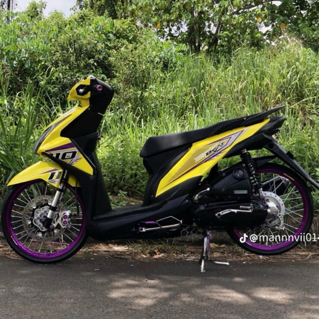 Striping  BEAT FI 2013-2016 Transparan MAXDECAL Glossy