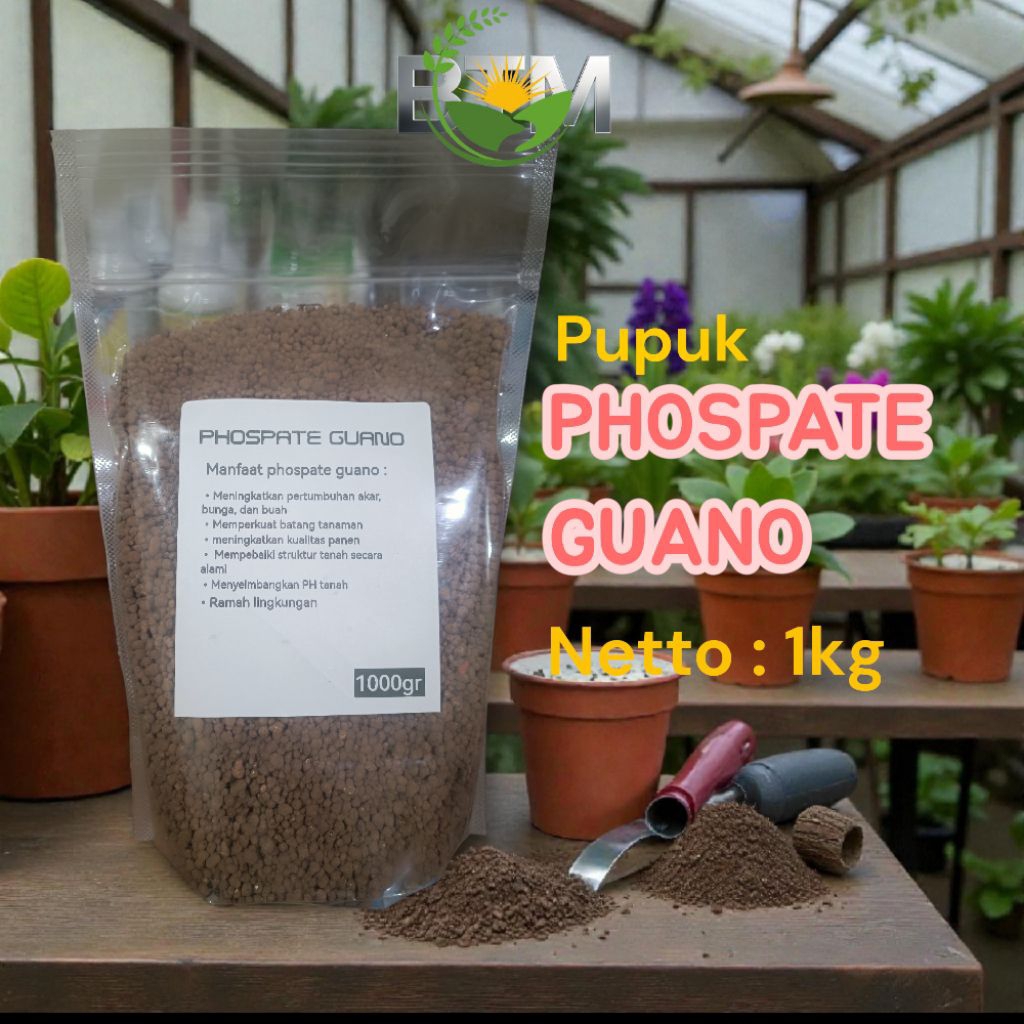 Pupuk Phospate GUANO organik 1kg